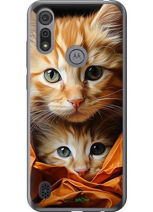 Чехол на motorola e6s котики 2 "5664u-2001-10746"