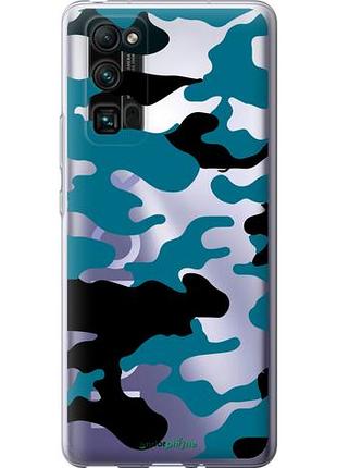Чехол на huawei honor 30 pro камуфляж прозрачный фон "4877u-1920-10746"