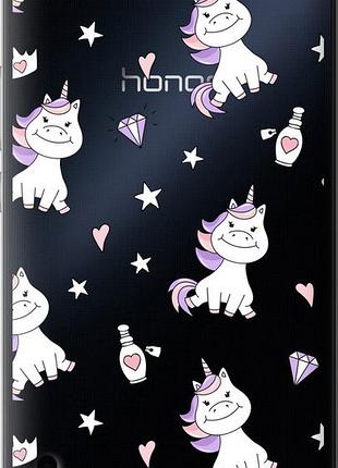 Чехол на huawei honor 6 plus единорожка v2 "4703u-179-10746"