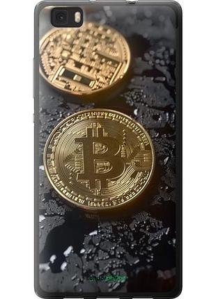 Чехол на huawei ascend p8 lite вулканический bitcoin "6092u-126-10746"