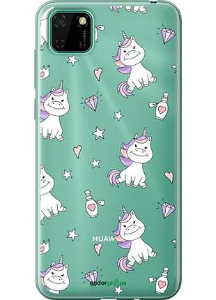 Чехол на huawei y5p единорожка v2 "4703u-1936-10746"