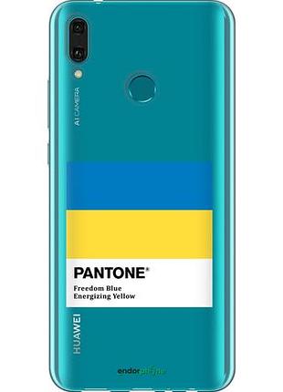 Чехол на huawei y9 2019 прапор пантон "5275u-1602-10746"