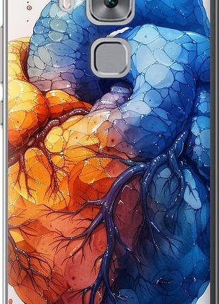 Чехол на huawei nova plus арт-сердце "6034u-961-10746"