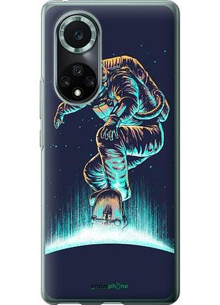 Чехол на huawei nova 9 pro космонавт на скейтборде "4145u-2503-10746"