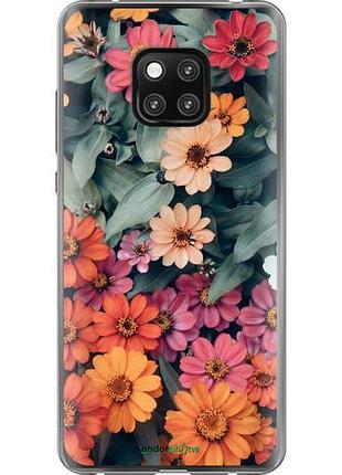 Чехол на huawei mate 20 pro beauty flowers "4050u-1567-10746"