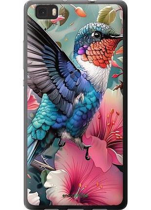 Чехол на huawei ascend p8 lite сказочная колибри "6051u-126-10746"