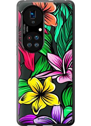 Чехол на huawei p50 тропические цветы 1 "4753u-2292-10746"