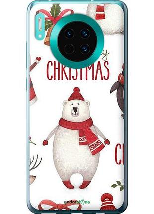 Чехол на huawei mate 30 merry christmas "4106u-1773-10746"