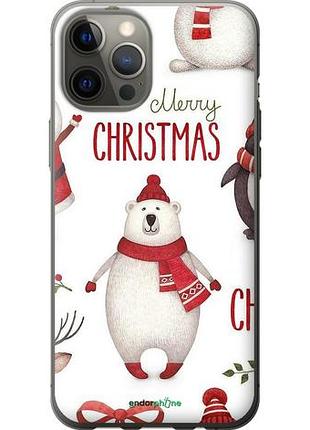 Чехол на iphone 12 pro max merry christmas "4106u-2054-10746"