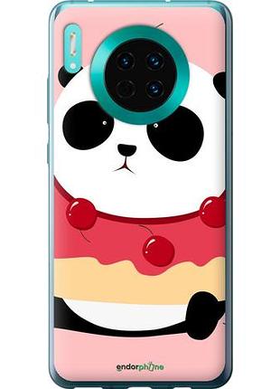 Чехол на huawei mate 30 панда с пончиком "3991u-1773-10746"
