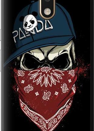 Чохол на motorola moto g4 plus череп у кепці "4127u-953-10746"