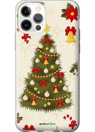 Чохол на iphone 12 новорічна ялинка "4198u-2053-10746"