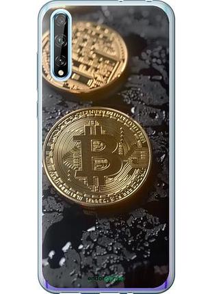 Чехол на huawei p smart s вулканический bitcoin "6092u-1813-10746"