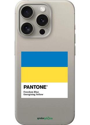 Чехол на iphone 15 pro прапор пантон "5275u-3096-10746"