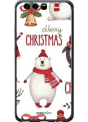 Чехол на huawei p10 merry christmas "4106u-780-10746"