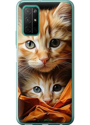 Чехол на huawei honor 30s котики 2 "5664u-1897-10746"
