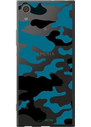 Чехол на sony xperia xa1 g3112 камуфляж прозрачный фон "4877u-964-10746"