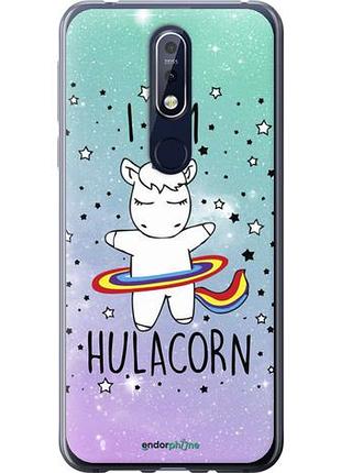 Чехол на nokia 7.1 i'm hulacorn "3976u-1593-10746"