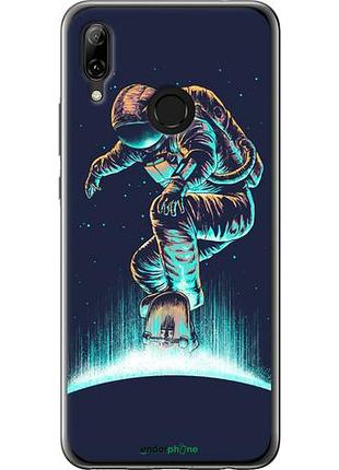Чехол на huawei nova 3 космонавт на скейтборде "4145u-1535-10746"