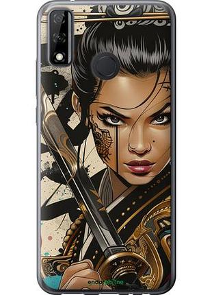 Чехол на huawei p smart 2020 воительница ветров "6077u-2060-10746"