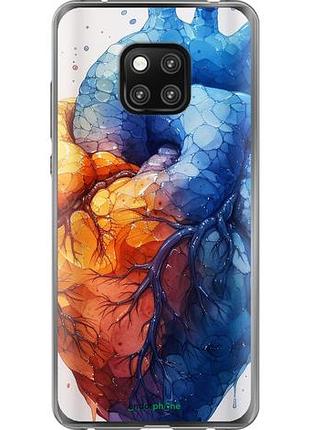 Чехол на huawei mate 20 pro арт-сердце "6034u-1567-10746"