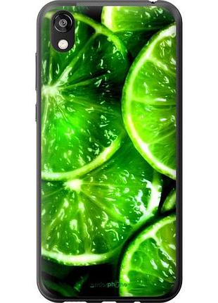 Чехол на huawei honor 8s зелёные дольки лимона "852u-1679-10746"