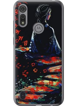 Чохол на motorola e6s мрійлива дівчина "6042u-2001-10746"