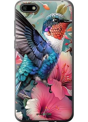 Чехол на huawei honor 7a сказочная колибри "6051u-1805-10746"