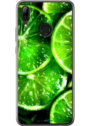 Чехол на huawei nova 3 зелёные дольки лимона "852u-1535-10746"