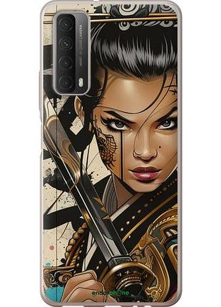 Чехол на huawei p smart 2021 воительница ветров "6077u-2100-10746"