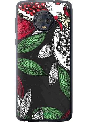 Чехол на motorola moto g6 plus гранат "4692u-976-10746"