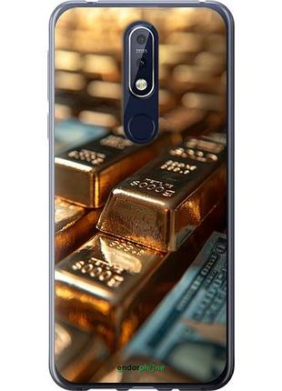 Чехол на nokia 7.1 сияние золота "6104u-1593-10746"
