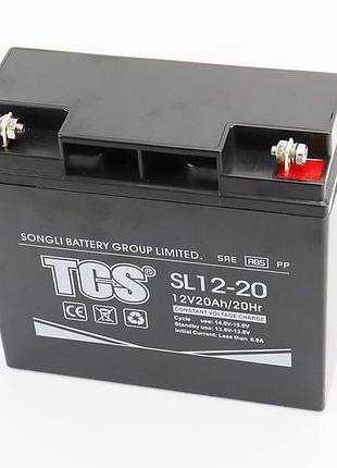 Аккумулятор 12v20ah sl12-20 кислотный (l181*w77*h167mm) для ибп, игрушек и др.