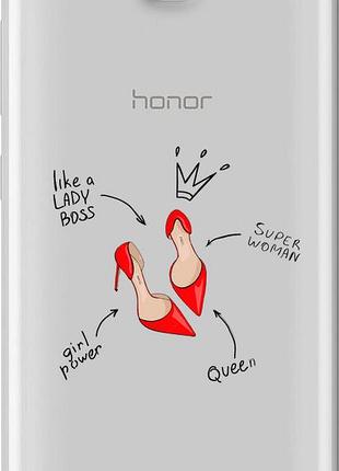 Чехол на huawei honor 3c женщина "4599u-307-10746"