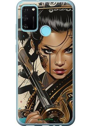 Чехол на huawei honor 9a воительница ветров "6077u-1900-10746"