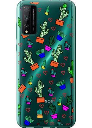 Чехол на huawei honor play 4t pro кактусы 4 "4856u-1914-10746"