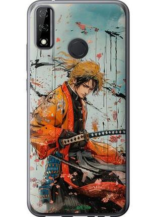Чехол на huawei p smart 2020 agatsuma zenitsu: убийца демонов "6118u-2060-10746"