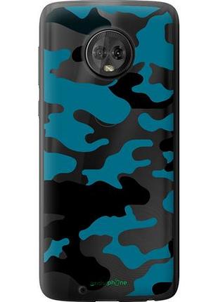 Чехол на motorola moto g6 камуфляж прозрачный фон "4877u-982-10746"