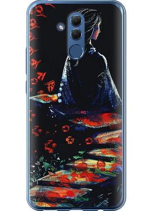 Чехол на huawei mate 20 lite мечтательная девушка "6042u-1575-10746"