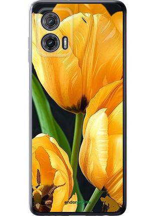 Чехол на motorola g73 желтые тюльпаны "5991u-3196-10746"