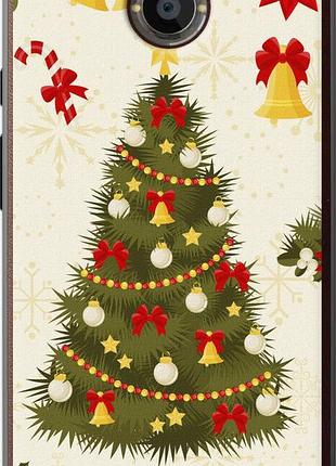 Чехол на motorola moto x2 новогодняя елка "4198u-372-10746"