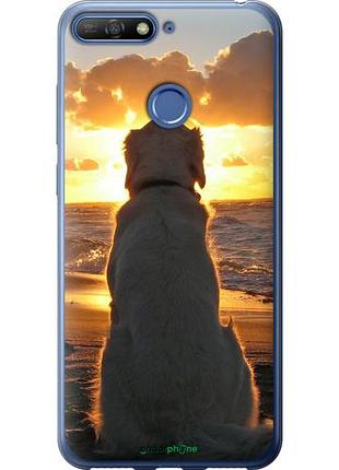 Чохол на huawei honor 7a pro захід і собака "3966u-1440-10746"