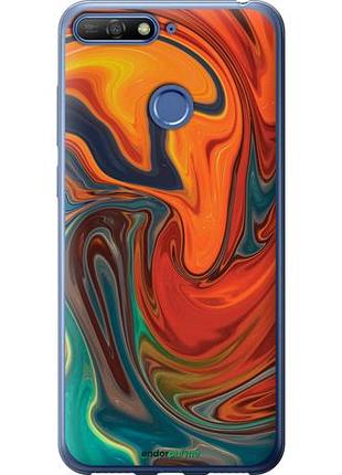 Чехол на huawei honor 7c абстрактный фон "4547u-1411-10746"