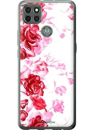 Чохол на motorola g9 power намальовані троянди "724u-2229-10746"