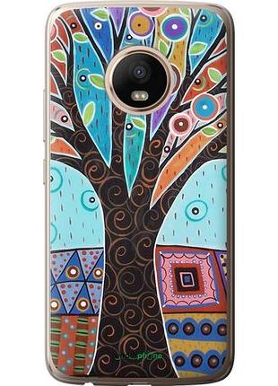 Чехол на motorola moto g5 plus арт-дерево "4008u-1038-10746"