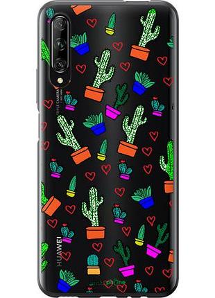 Чехол на huawei p smart pro кактусы 4 "4856u-1906-10746"