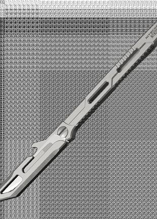 Ультратонкий титановий ніж-скальпель nitecore ntk07