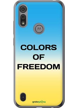 Чехол на motorola e6s colors of freedom "5453u-2001-10746"