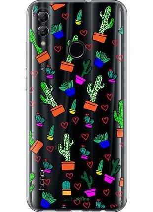 Чехол на huawei honor 10 lite кактусы 4 "4856u-1618-10746"