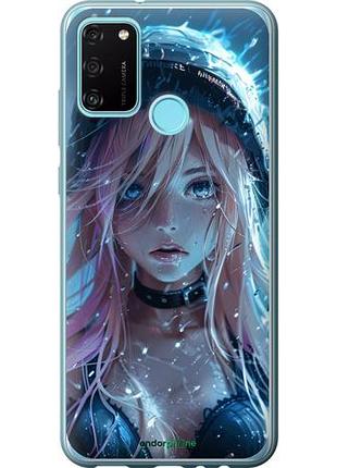 Чехол на huawei honor 9a аниме-дива под дождем "6120u-1900-10746"